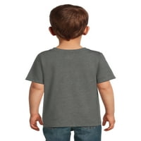 Tricou solid cu mânecă scurtă Garanimals Toddler Boy, dimensiuni 12M-5T