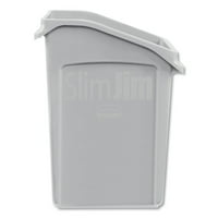 Rubbermaid Comercial Slim Jim 23-Galon Polietilenă Sub-Counter Container-Gri
