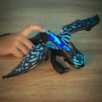 DreamWorks Dragons, Toothless Deluxe Dragon cu lumini și sunete, pentru copii în vârstă și în sus