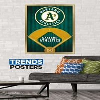 Oakland Athletics-Afiș De Perete Cu Logo, 22.375 34