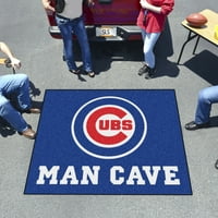 - Chicago Cubs Man Cave Tailgater covor 5'x6'