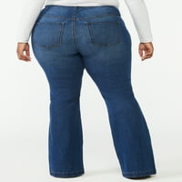 Sofia Jeans by Sofia Vergara Women's Plus Size Melisa High Rise Flare Jeans