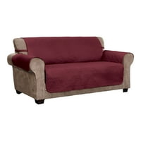 Soluții Textile inovatoare 1-bucata Belmont Leaf secure Fit XL canapea mobilier acoperi Slipcover, vin