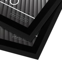 Americanflat Picture Frame în negru cu plexiglas lustruit - Rame foto cu chenar subțire pentru perete sau birou-în Format orizontal