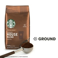 Starbucks Medium Roast Ground Coffee-House Blend- Arabica-bag