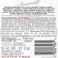 Smirnoff Kissed Caramel, fără Gluten, ml, 30% ABV