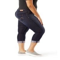 Semnătura lui Levi Strauss & Co. Femei moderne pur și simplu Stretch Capri Jeans