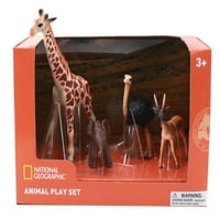 National Geographic Girafa Struț Gazelă Figurine De Elefant Pentru Copii