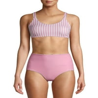 Femei Talie Mare Bikini Set Push Up Costume De Baie Costum De Baie Costume De Baie Plaja Purta