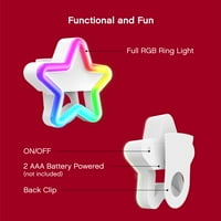 On Air Mini Mobile Star Light, lumină compactă cu inel cu lumini LED RGB complete