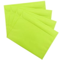 Plicuri Pentru Broșuri, Clapă Dreaptă, Verde Lime, Pachet 50