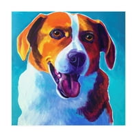 Marcă comercială Fine Art' Beagle Penny ' Canvas Art de DawgArt
