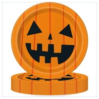 Halloween Jack-O ' - Lantern Plăci de hârtie multicolore, în, conta