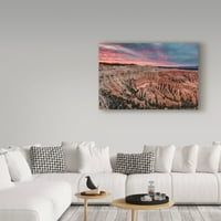 Marcă comercială Artă Plastică 'Bryce Canyon Sunset' artă pe pânză de Pierre Leclerc