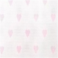 Impresii Aida Needlework Fabric Count 14x18-White w Baby Pink Hearts, PK2