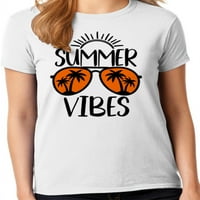 Tricou grafic pentru femei Graphic America Summer Vibes