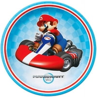 Mario Kart Wii Farfurii, 8pk