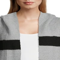 Fără Limite Juniori Cu Glugă Cocon Cardigan Pulover, Midweight