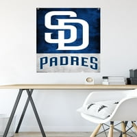 San Diego Padres-Poster de perete cu logo cu știfturi, 22.375 34