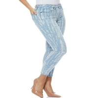 Blugi Sofia de la Sofia Vergara Sofia Skinny Mid Rise Stretch glezna Jeans, femei