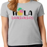 Colecția de tricouri grafice pentru femei Graphic America Summer Tropical Aloha