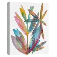 Galerie de artă capodoperă Rainbow Wish I & II plante colorate de Erin Lin Canvas Art Print