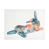 Leslie Franklin 'Color Trend Bunny' Canvas Art