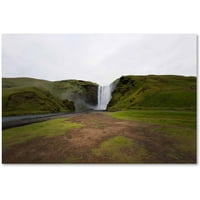 Marcă comercială Fine Art 'Waterfall in the Background' Canvas Art de Philippe Sainte-Laudy