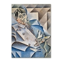 Marcă comercială Artă Plastică 'Portret de Pablo Picasso' pânză artă de Juan Gris