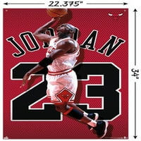 Michael Jordan - afiș de perete din Jersey cu știfturi, 22.375 34