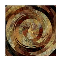 David Manlove 'Cinnamon Swirl' Canvas Art