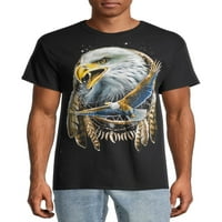 Tricou grafic Humor pentru bărbați și bărbați Mari Dream Eagle