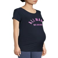 Tricou grafic de maternitate pentru femei Time și Tru
