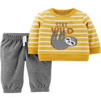 Carter ' s Child Of Mine Baby Boys cămașă și pantaloni Cu mânecă lungă, Set