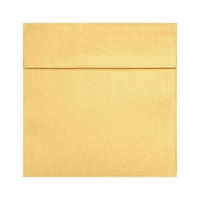 Plicuri pătrate LUXPaper w Peel & Press, aur metalic, pachet 1000