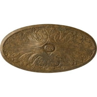 Ekena Millwork 3 4 W 1 2 H 3 4 P Medalion De Tavan Madrid, Bronz Frecat Pictat Manual