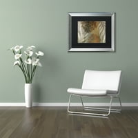 Marcă comercială Fine Art 'Garden Waltz I' Silver Framed Art by Color Bakery