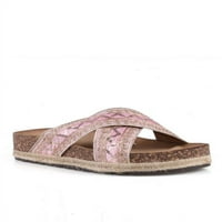Nature Breeze Comfort Slide sandale din plută în roz