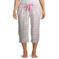 Derek inima femei luxuriant buzunar Capri pijama pantaloni