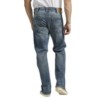 Silver Jeans Co. Bărbați Gordie relaxat Fit drept picior blugi, talie dimensiuni 30-42