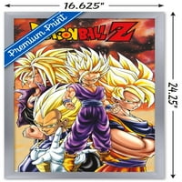 Poster De Perete Dragon Ball Z-Saiyans, 14.725 22.375 Încadrat