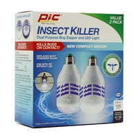 LED Bug Zapper bec, țânțar Zapper, ucigaș de insecte electrice, alb, pachet