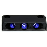 Iluminare inovatoare 003-2000-montare pe suprafață LED Step Light-LED albastru cu carcasă neagră