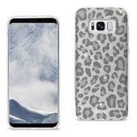 Samsung Galaxy S Edge S Plus Strălucire Sclipici Shimmer Leopard Hibrid Caz În Argint