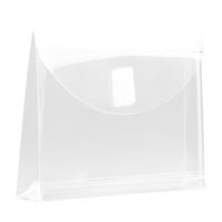 Plicuri cu cârlig și buclă din Plastic, 5, 5x7, 5x1, pachet de 12, transparent, expansiune
