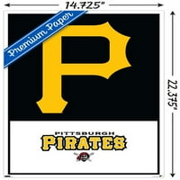 Pittsburgh Pirates-Poster De Perete Cu Logo, 14.725 22.375