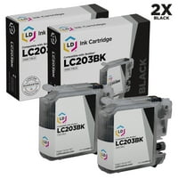 Înlocuiri compatibile pentru setul Lc203bk de cartușe negre cu randament ridicat pentru utilizare în Mfc J4320DW, J4420DW, J4620DW,
