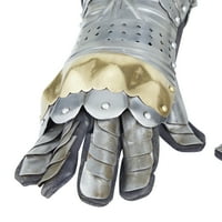 14 Metal Argint Replica Medieval Armura Mănuși