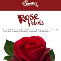 Petale De Trandafir Lumânare-Roz Mare 16. Oz. Lumânare Borcan Foarte Parfumată-Realizată Cu Uleiuri Naturale-Colecția Flower &