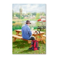 Trademark Fine Art 'Reading a Map' Canvas Art de Macneil Studio